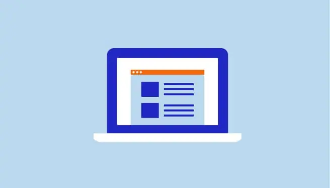 drawing of a computer screen